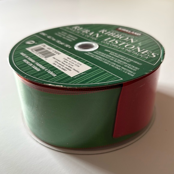 Kirkland Reversible Wire-Edged Ribbon - Picture 1 of 4